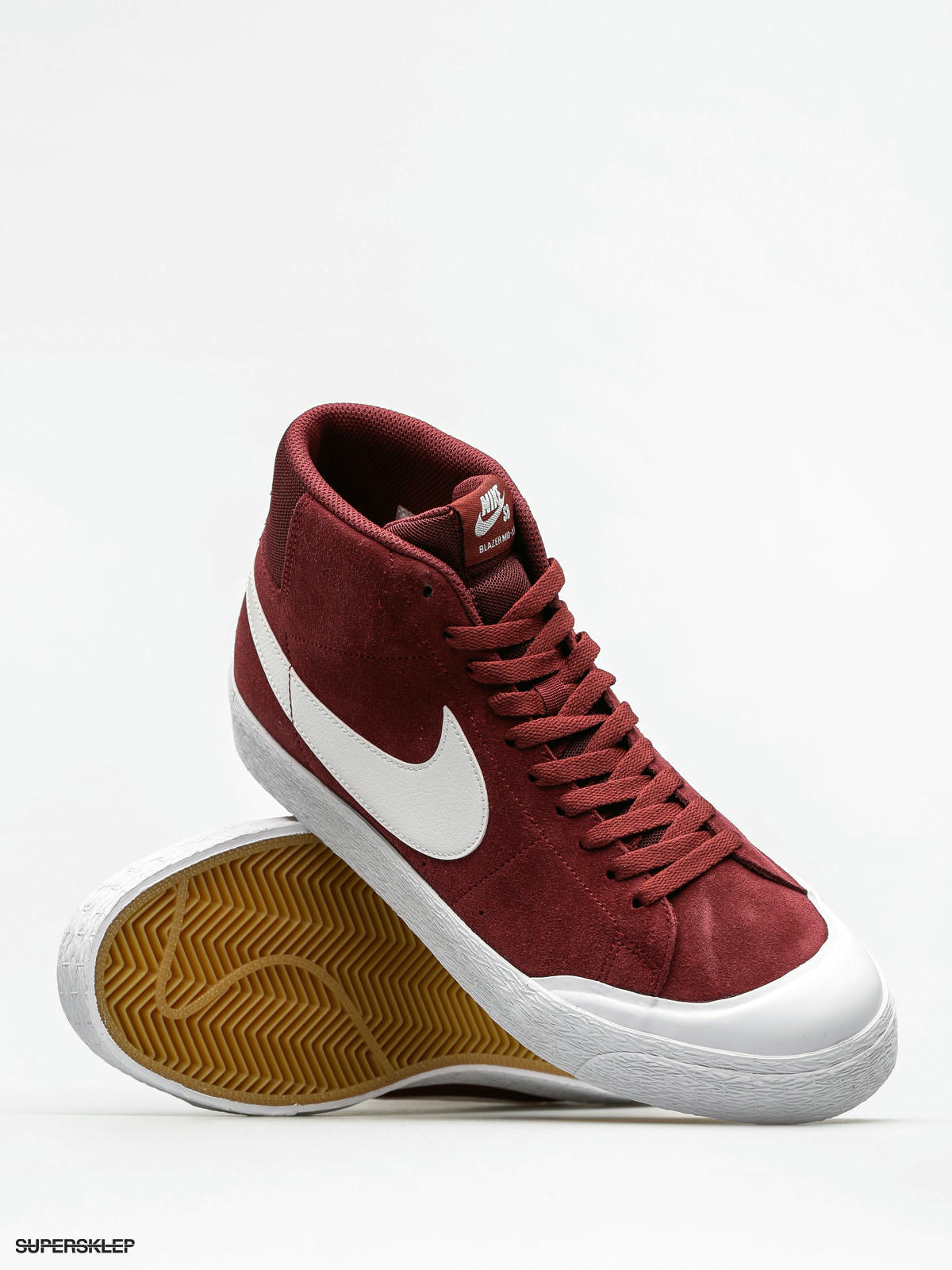 nike sb blazer maroon