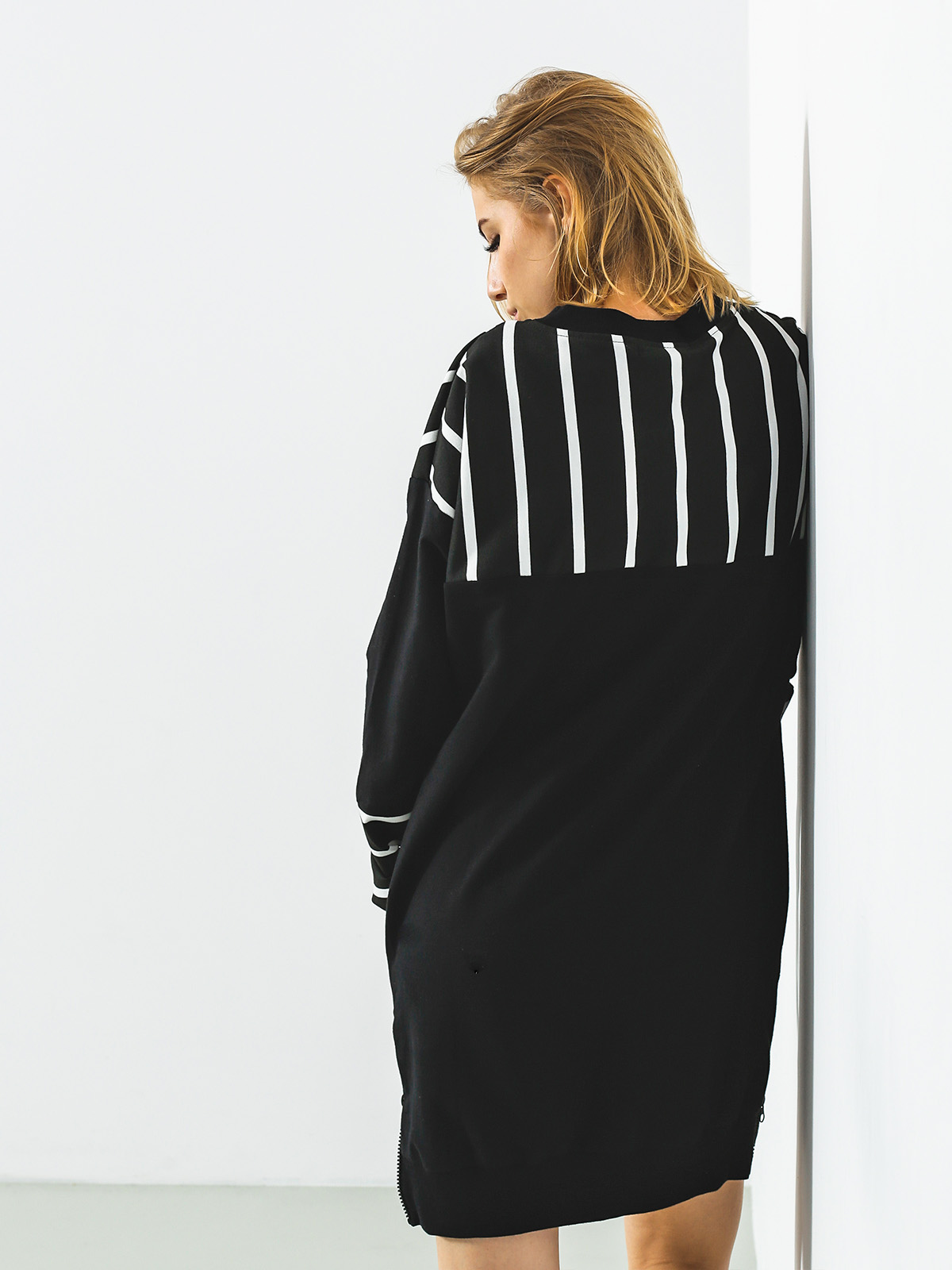 Bluza Marska Oldschool 45 Wmn (black/white)