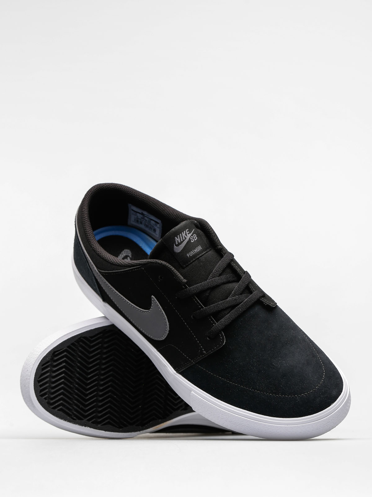 nike sb portmore 2 solar black dark grey