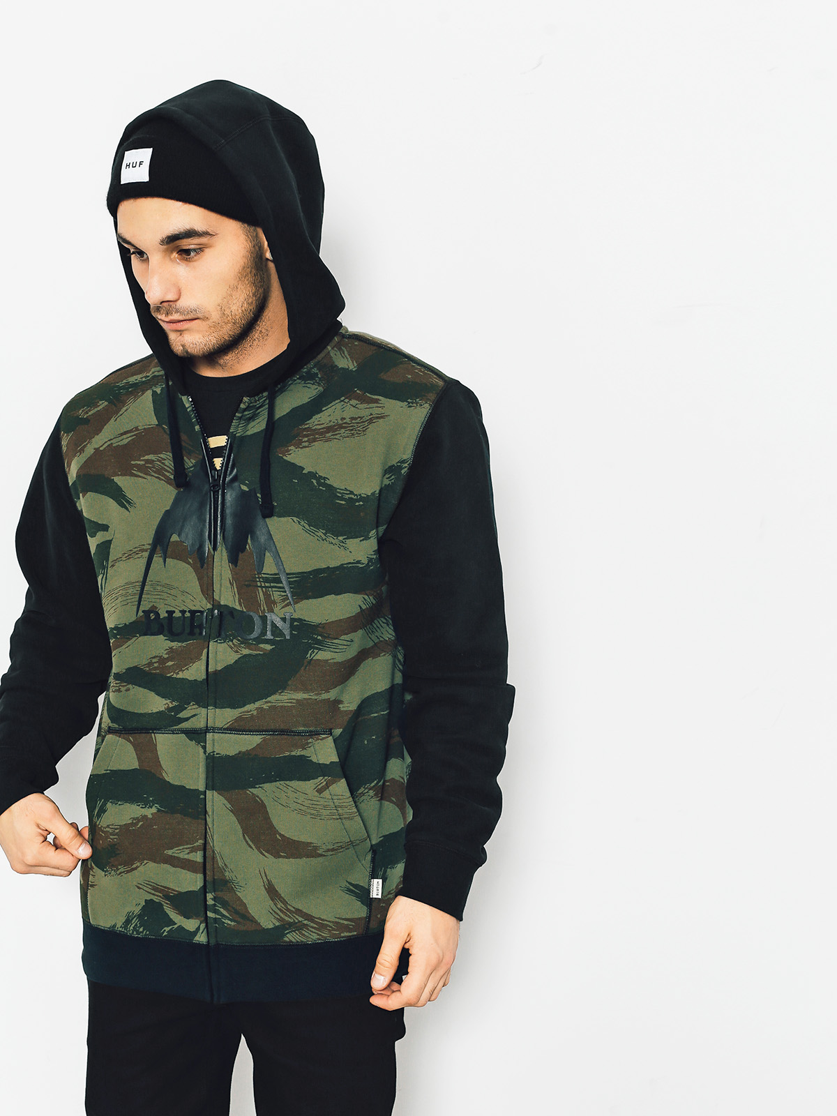 Bluza z kapturem Burton Clssmtnhgh ZHD (brush camo)
