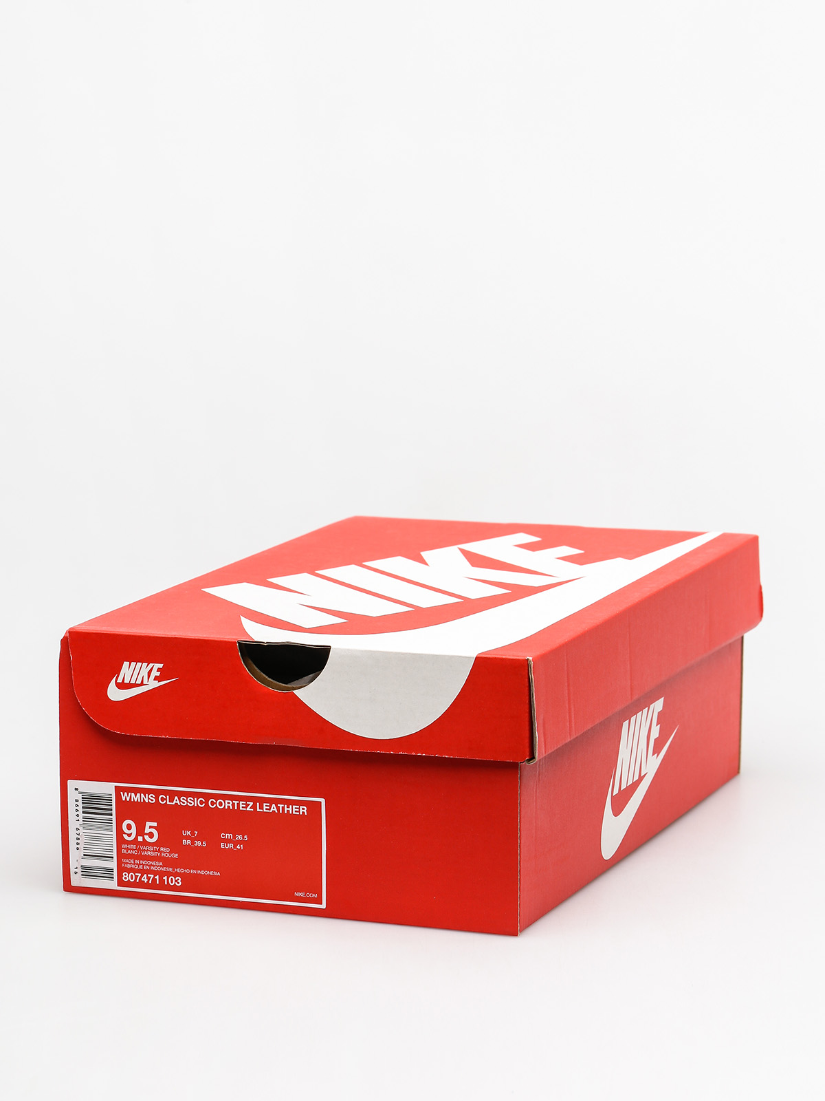 Buty Nike Classic Cortez Leather Wmn (white/varsity red)