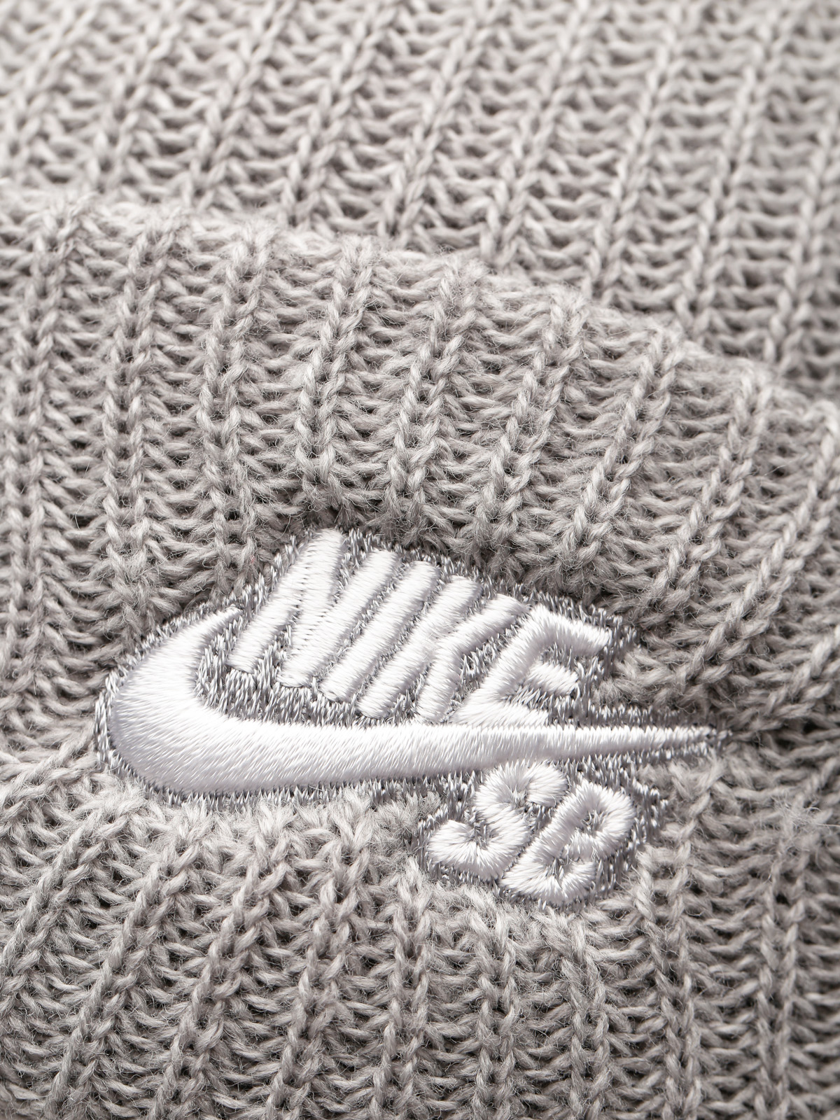 Czapka zimowa Nike SB Sb Fisherman Beanie (dk grey heather/white)