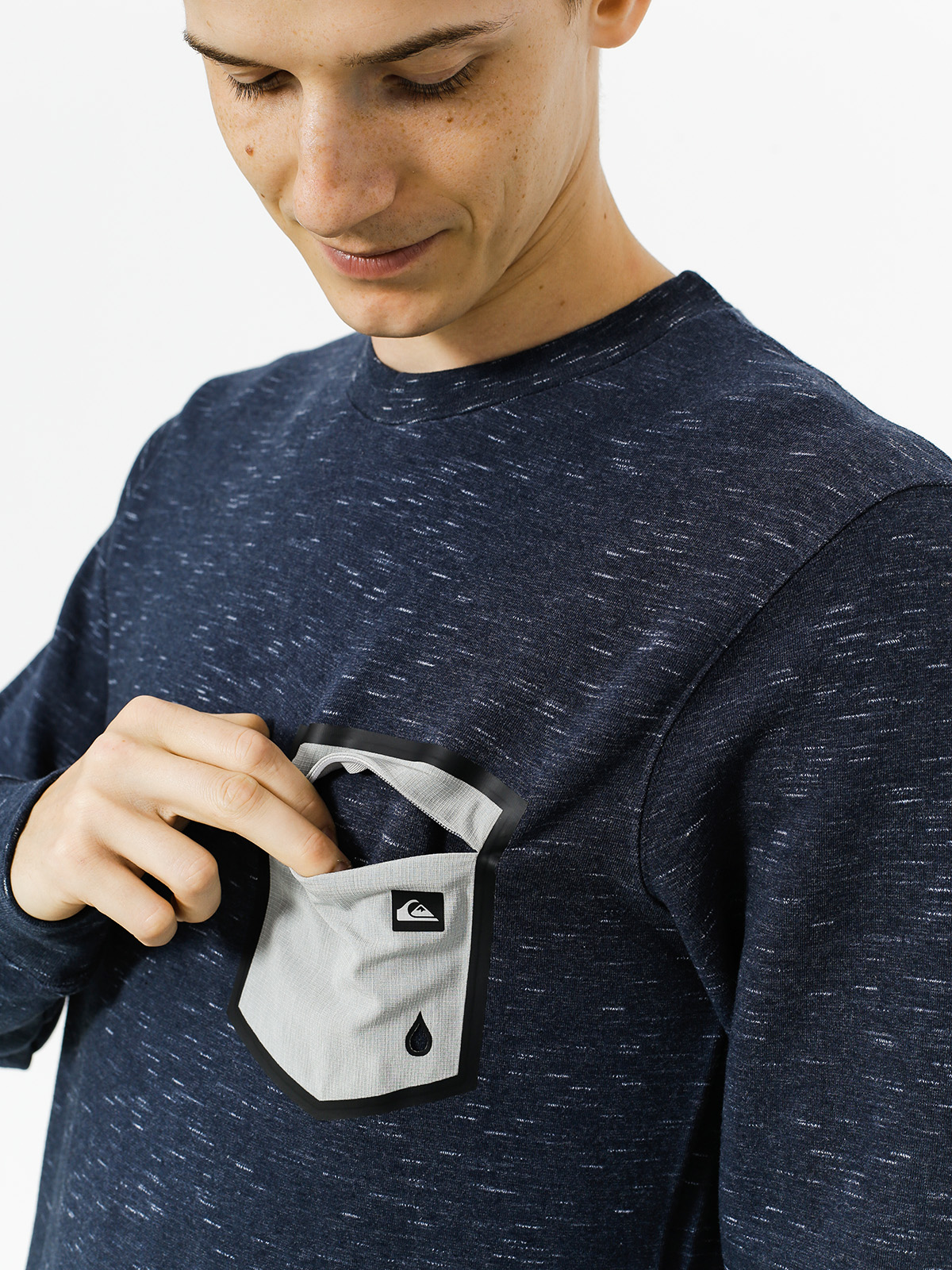 Bluza Quiksilver Kurow (navy blazer heather)