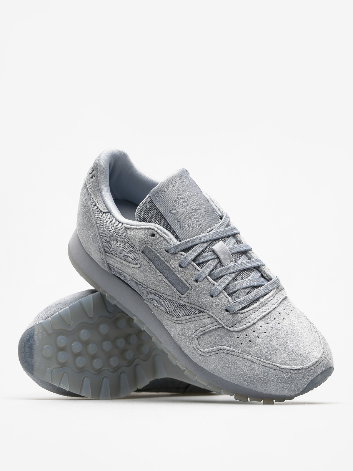 Buty Reebok Cl Lthr Lace Wmn (meteor grey/white)
