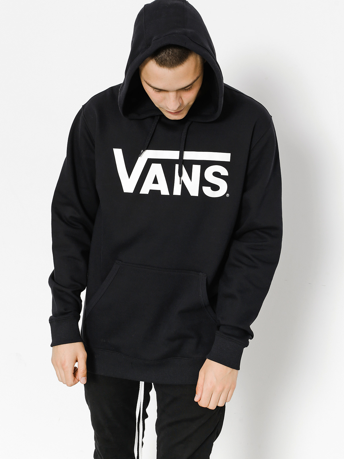 Bluza z kapturem Vans Classic Pullover HD (black/white)
