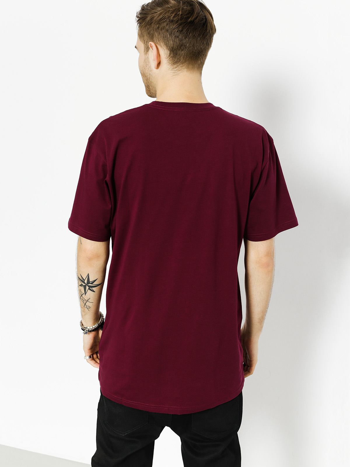 T-shirt Vans Classic (burgundy/white)