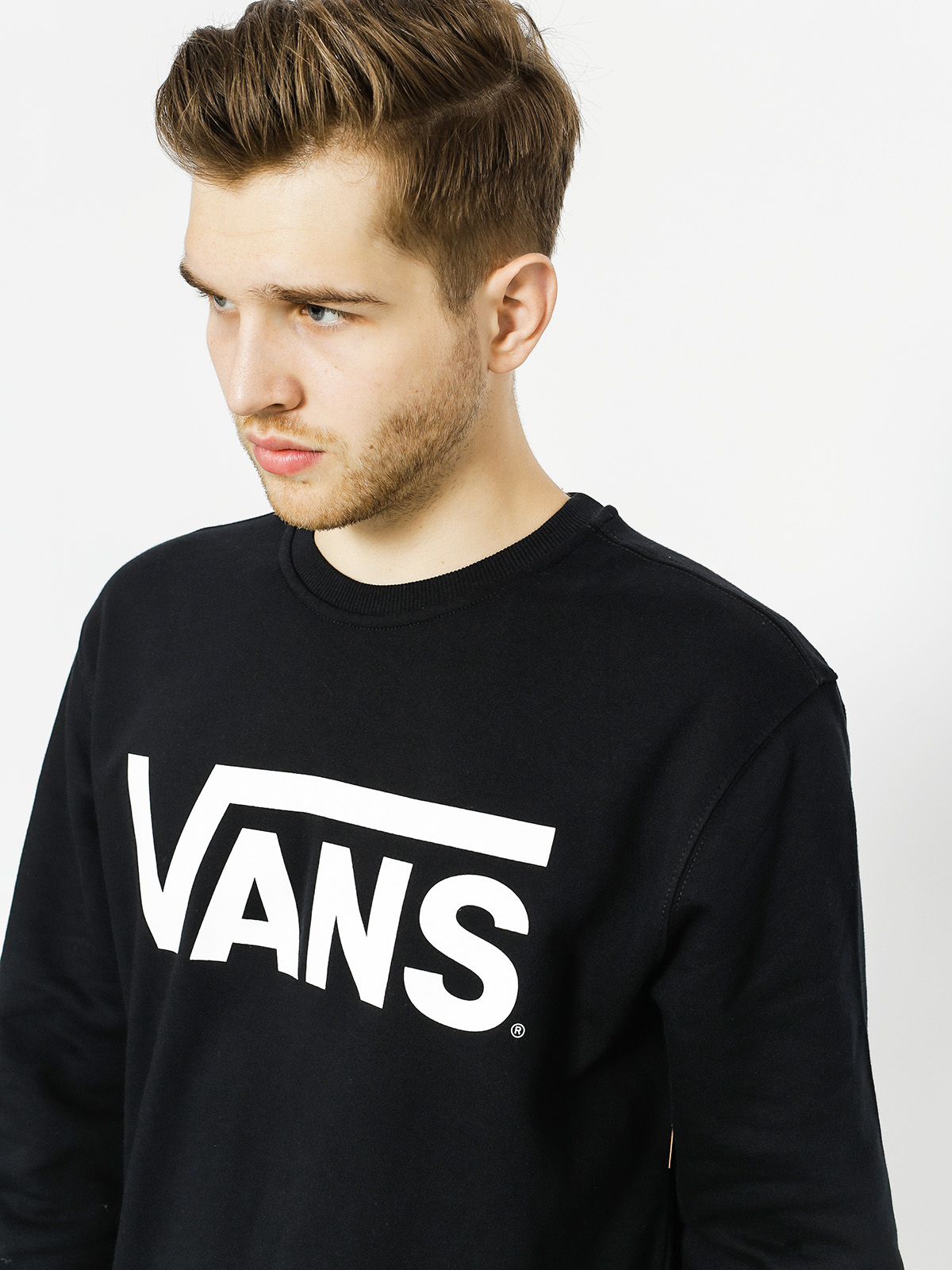 Bluza Vans Classic Crew (black/white)