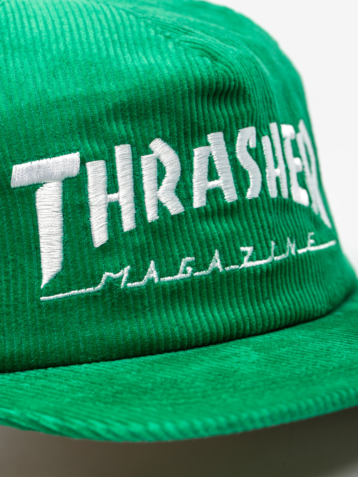 Czapka z daszkiem Thrasher Magazine Logo Cord ZD (green)
