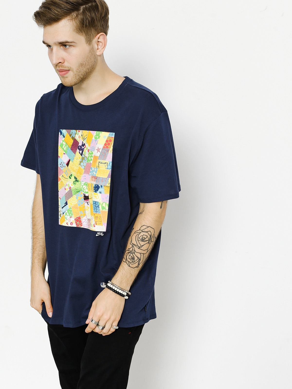 T-shirt Nike SB Nk Sb Ctn Tc Quilt (obsidian)