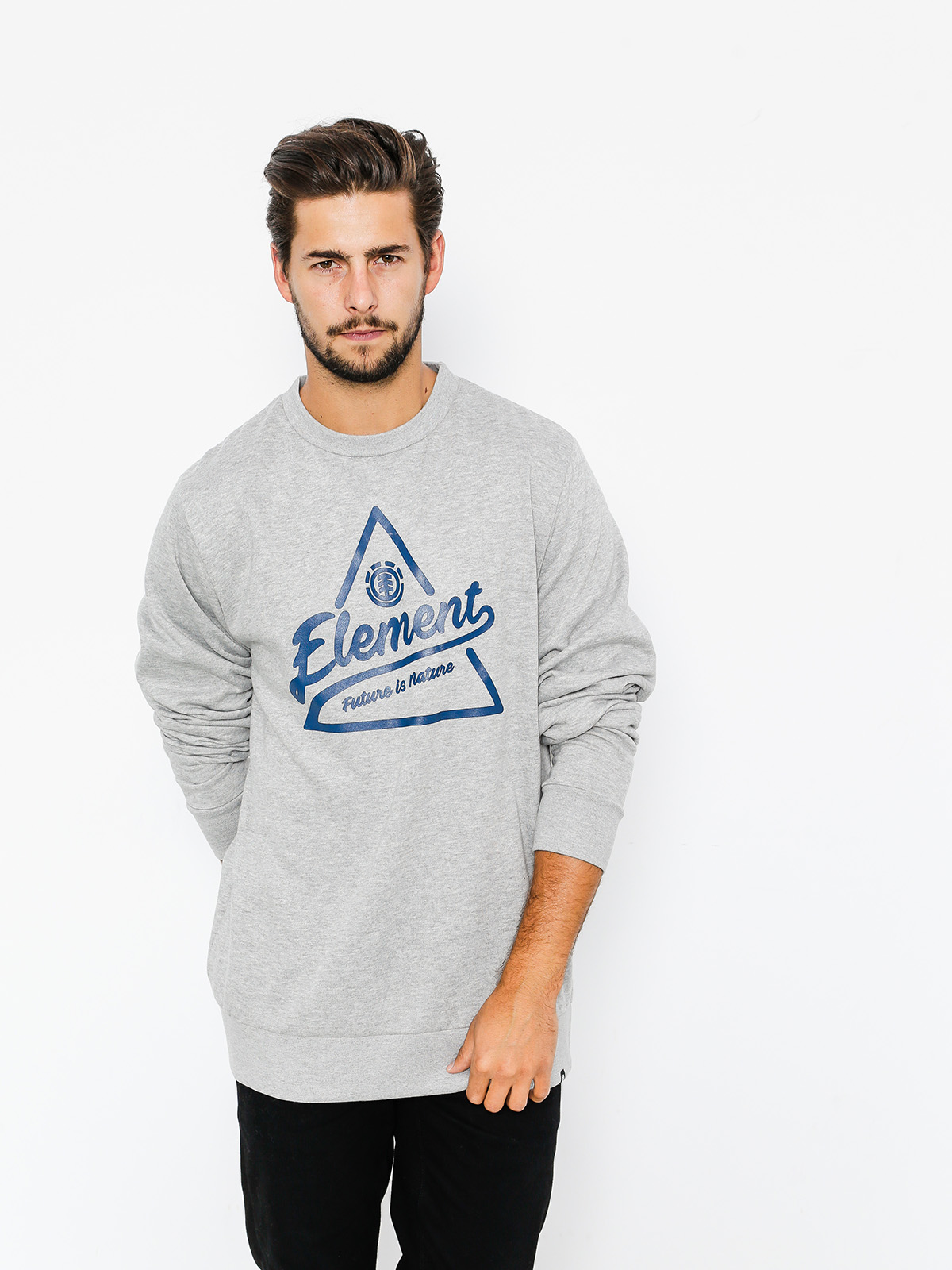 Bluza Element Ascent Crew (grey heather)