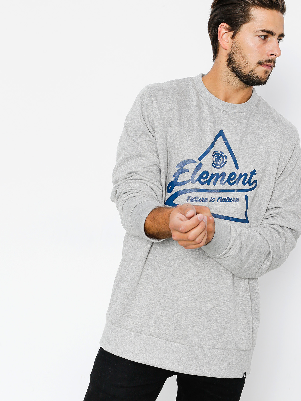 Bluza Element Ascent Crew (grey heather)