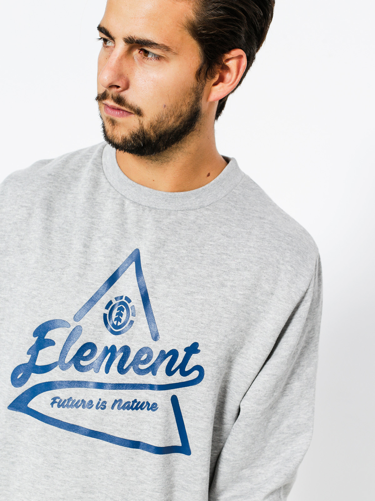 Bluza Element Ascent Crew (grey heather)