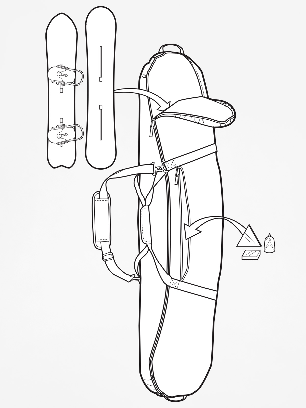 Pokrowiec Burton Board Sack (true black)