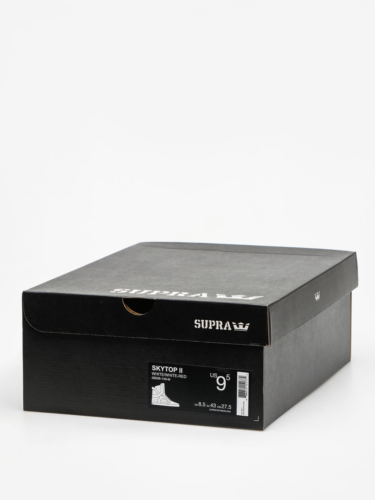 Buty Supra Skytop II (white/white red)