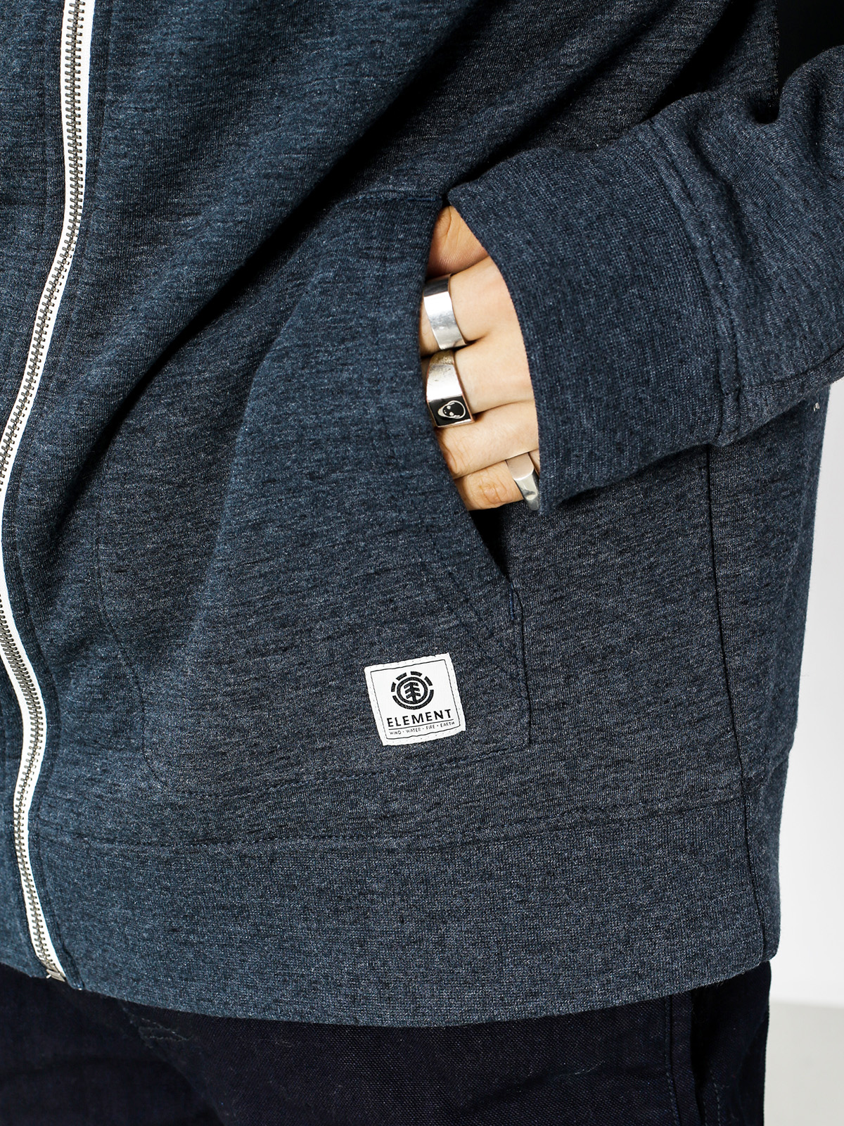 Bluza z kapturem Element Meridian Bonded ZHD (indigo)