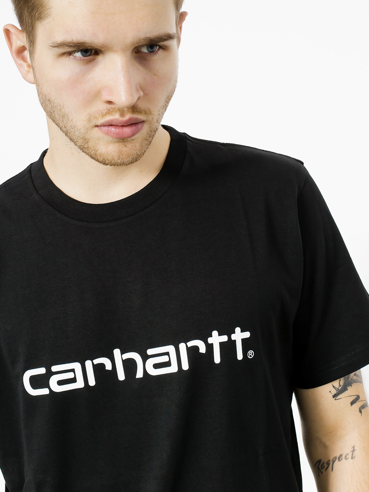 T-shirt Carhartt Script (black/white)