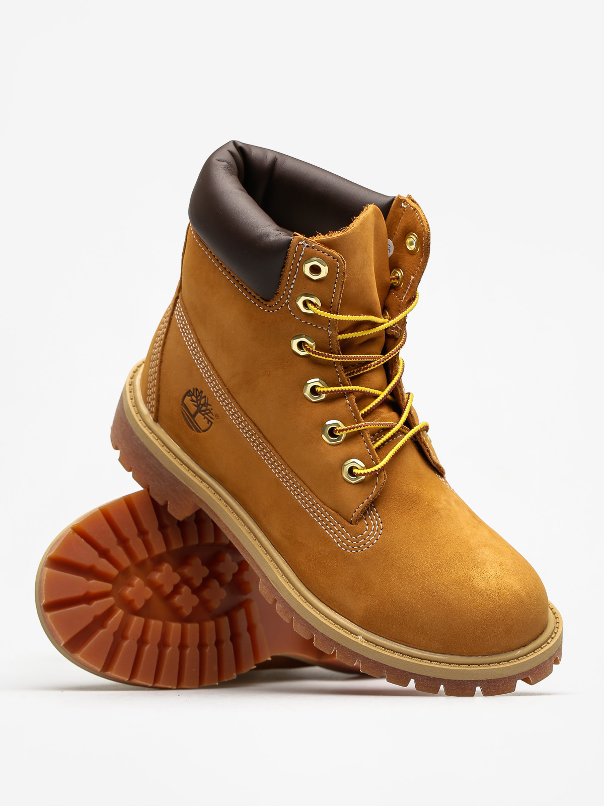 Buty Timberland 6 In Premium Jr (wheat nubuc yellow)