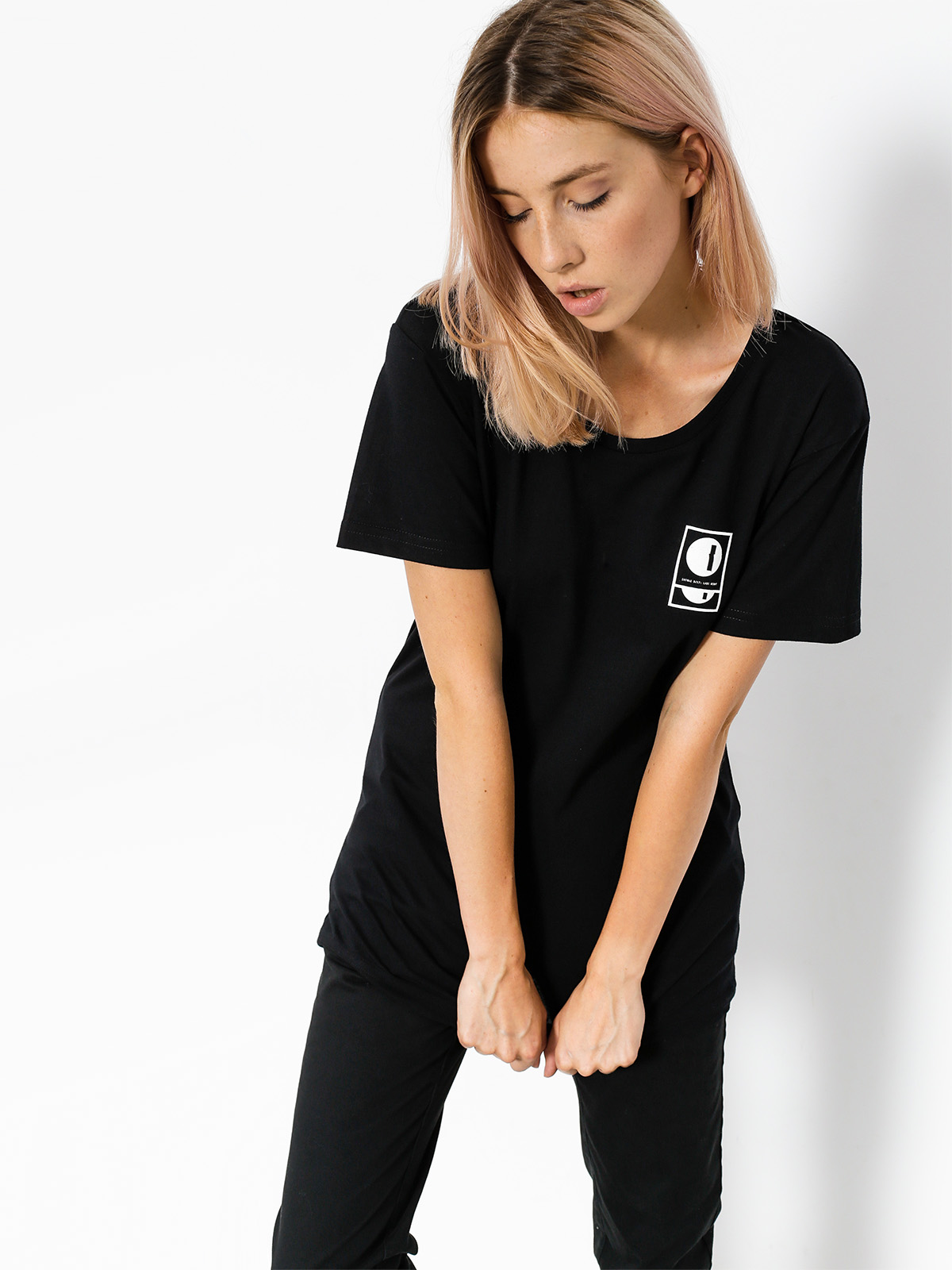 T-shirt Intruz Full Moon Wmn (black)