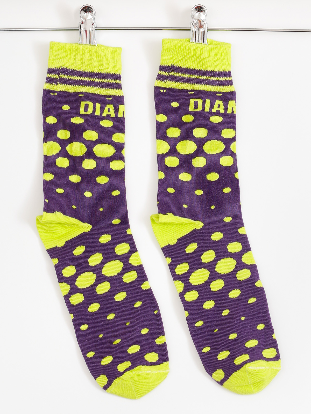 Skarpetki Diamante Wear Toxic (lime/purple)