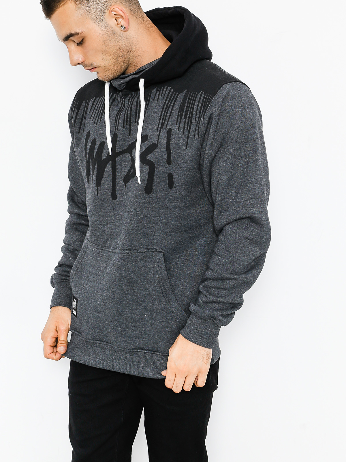 Bluza z kapturem MassDnm Drip Top HD (dark heather grey)