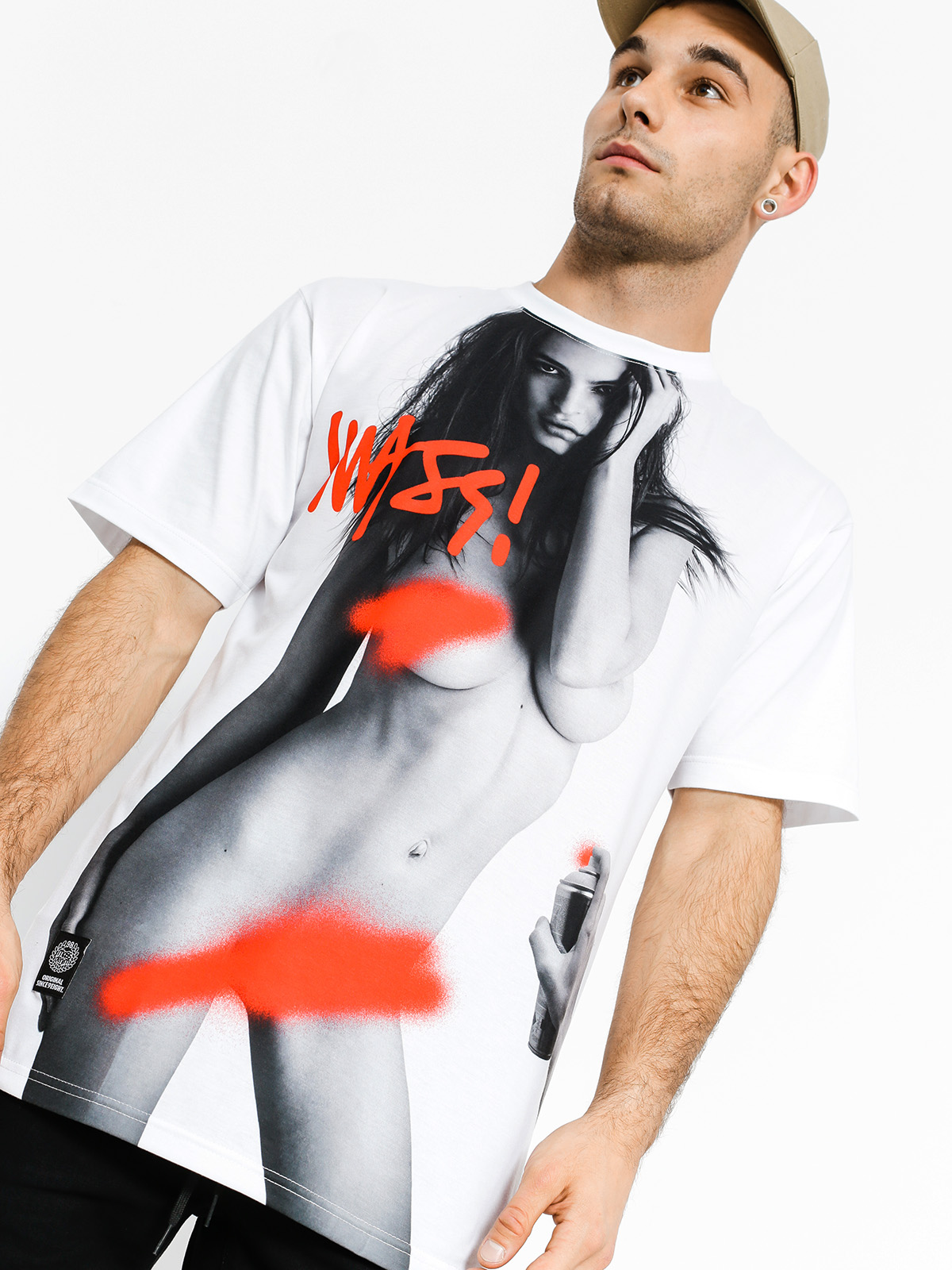 T-shirt MassDnm Bomb Girl (white)