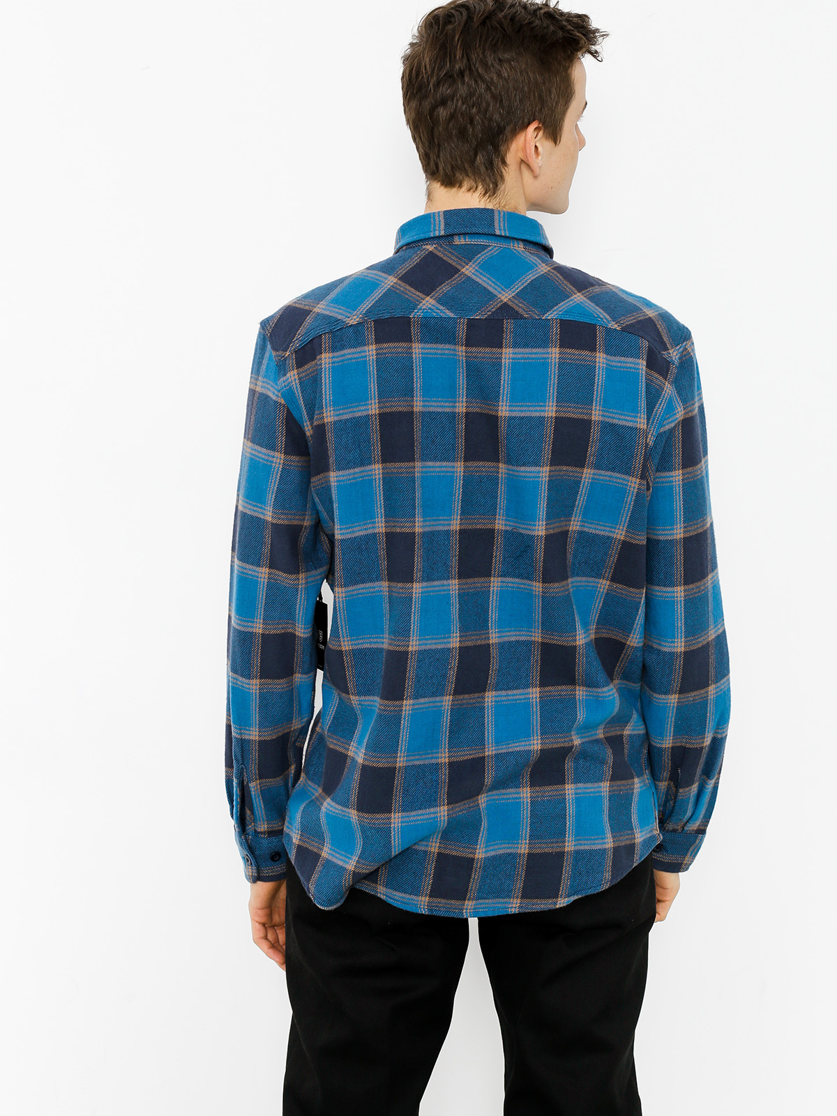 Koszula Brixton Bowery Flannel Ls (blue/navy)