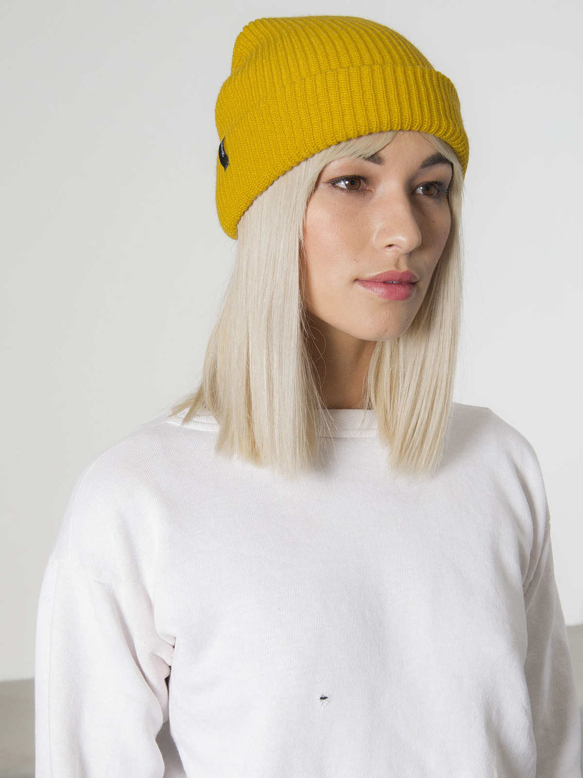 Czapka zimowa Brixton Heist Beanie (mustard)