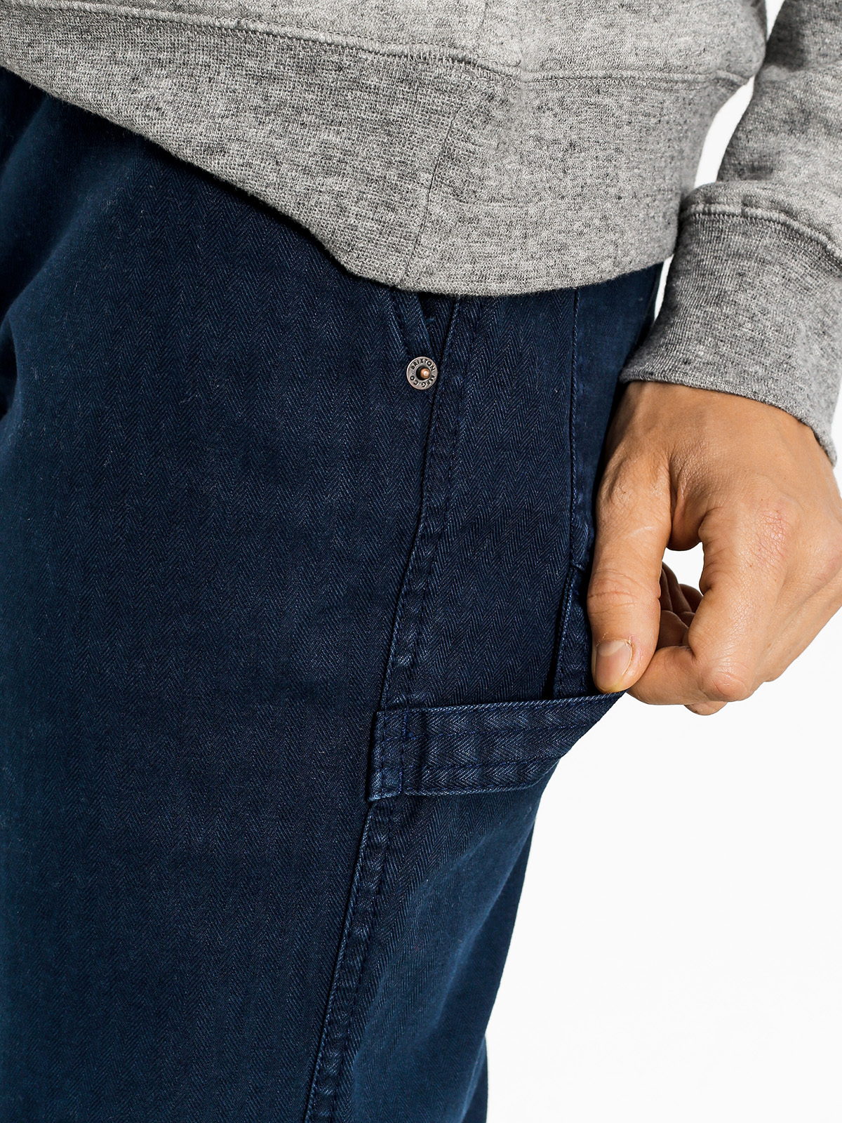 Spodnie Brixton Fleet Rgd Carp (navy)