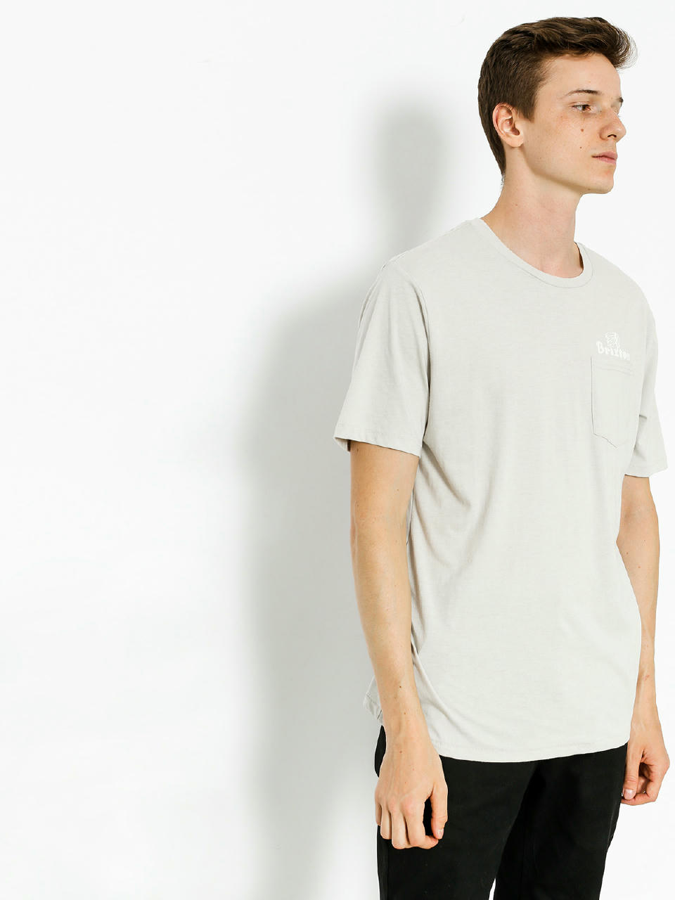 T-shirt Brixton Tanka II Pkt (stone)