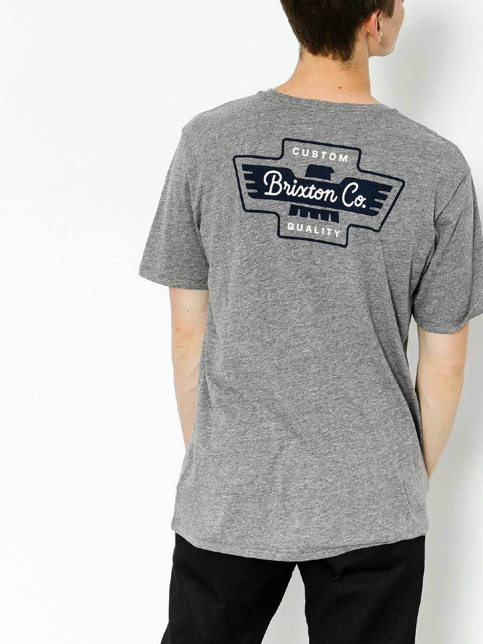 T-shirt Brixton Federal (heather grey)