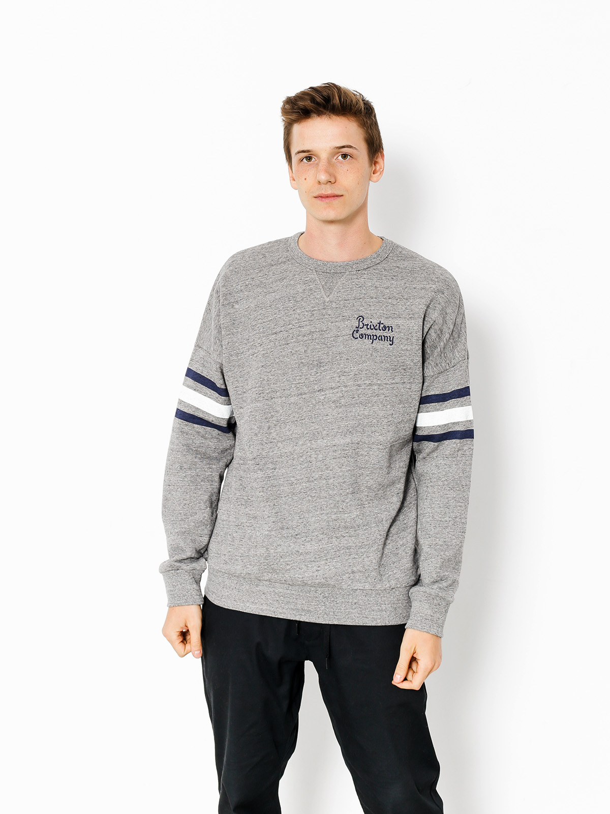 Bluza Brixton Barton (heather grey)