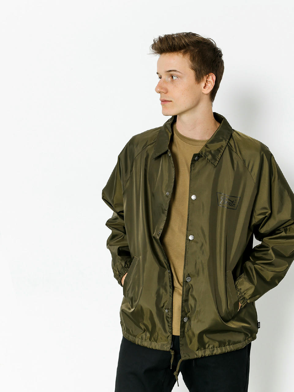 Kurtka Brixton Stith (olive/black)