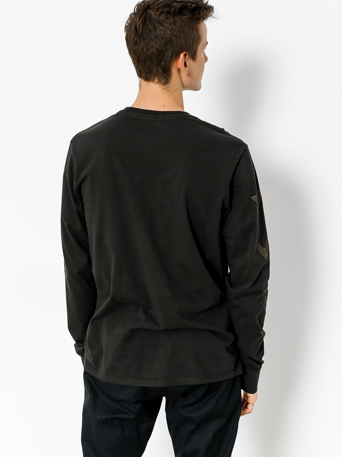 Longsleeve Brixton Maron Pkt (washed black)