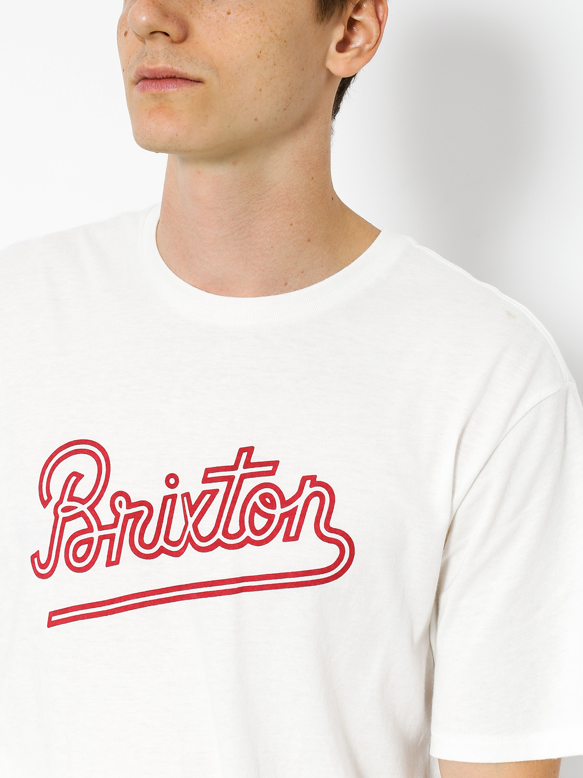 T-shirt Brixton Hammond (off white)