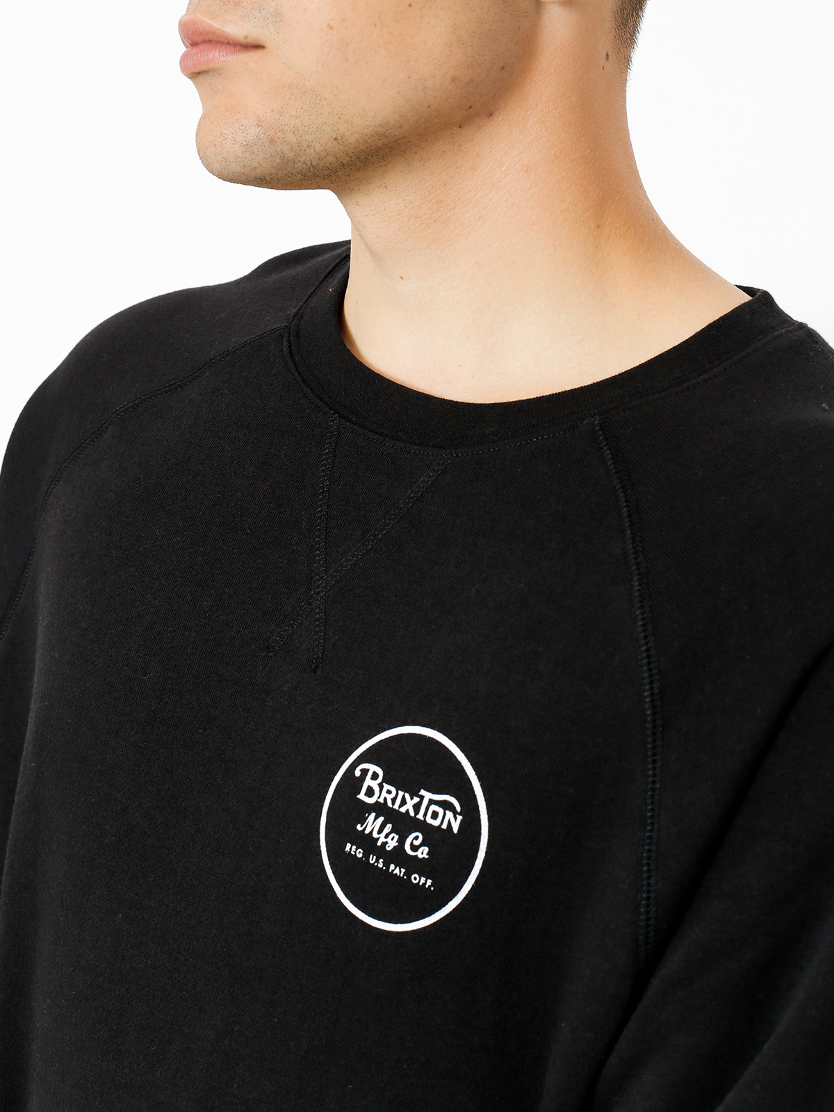 Bluza Brixton Wheeler (black/white)