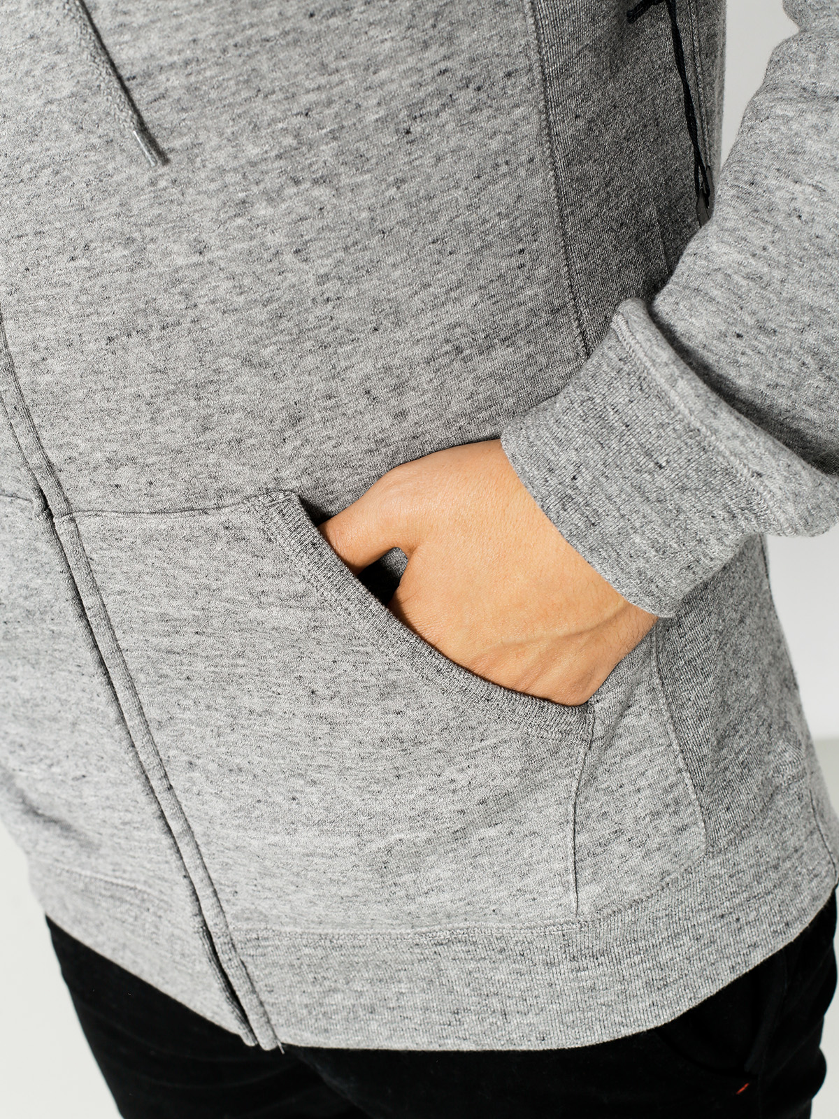Bluza z kapturem Brixton Bering ZHD (heather grey)