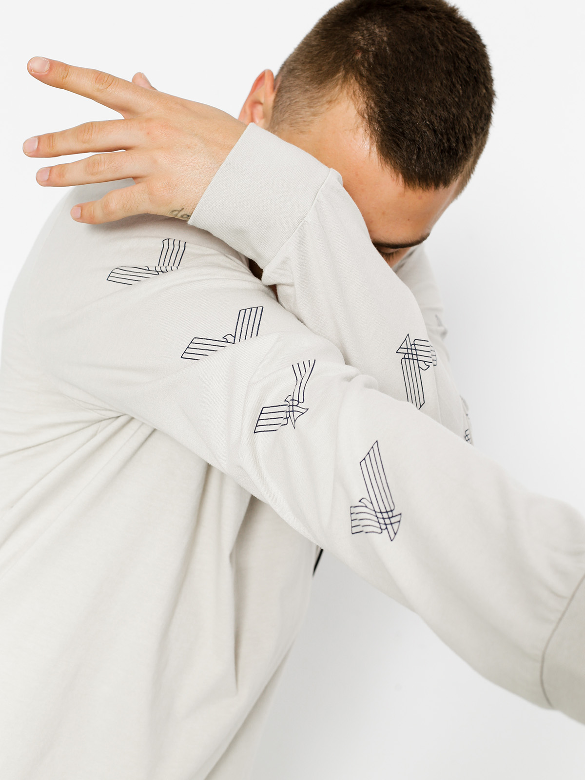 Longsleeve Brixton Maron Pkt (stone)