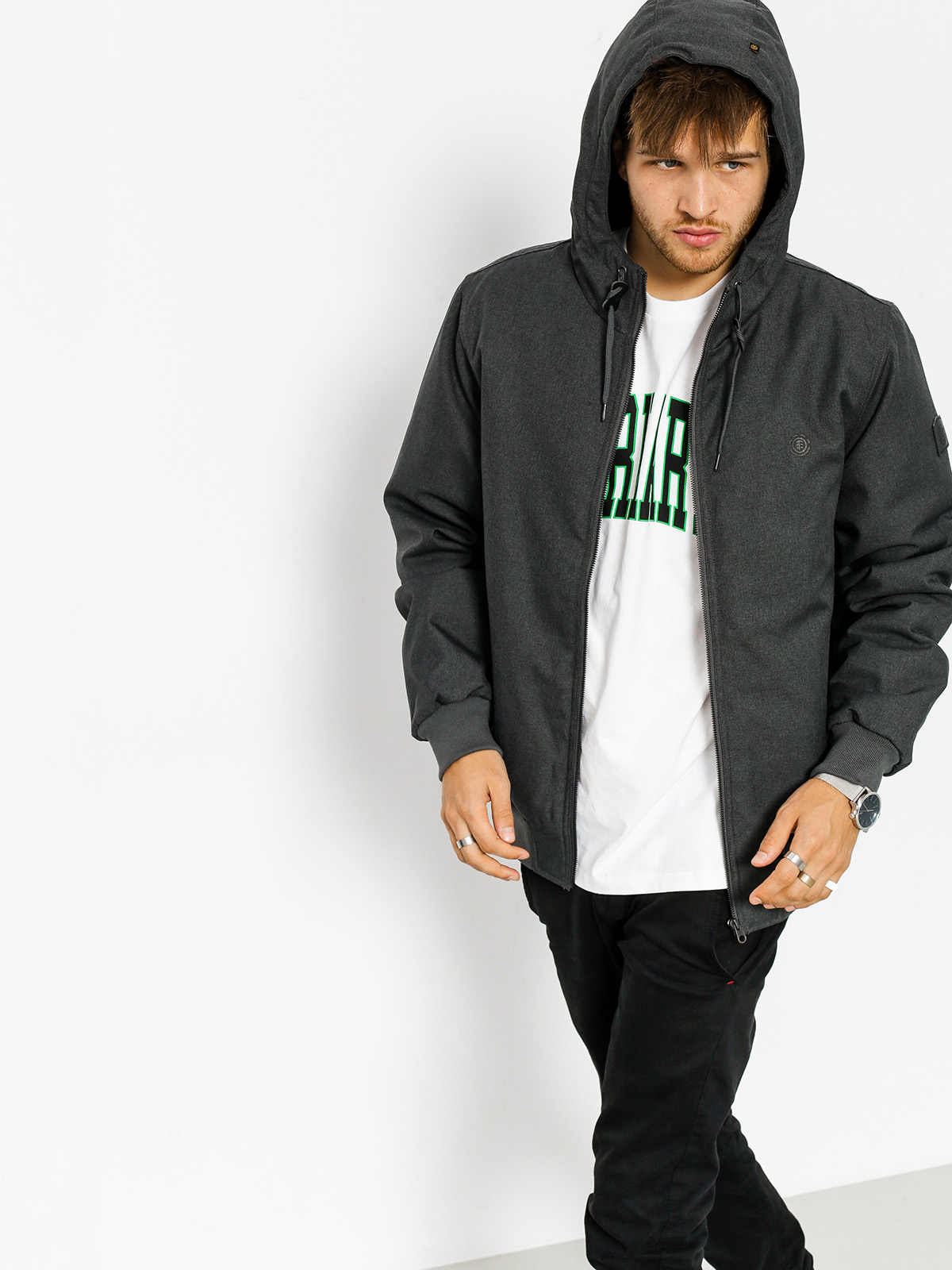 Kurtka Element Dulcey (flint black htr)