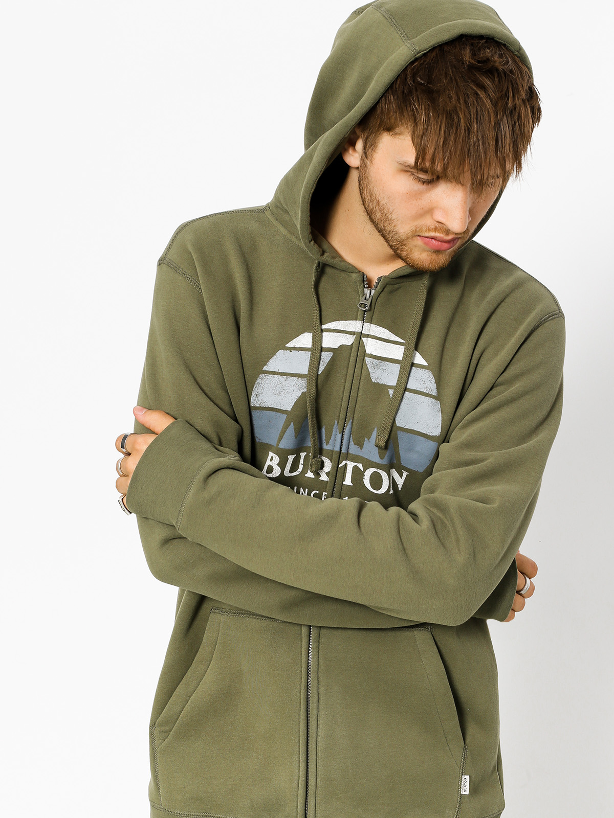 Bluza z kapturem Burton Underhill ZHD (dusty olive)