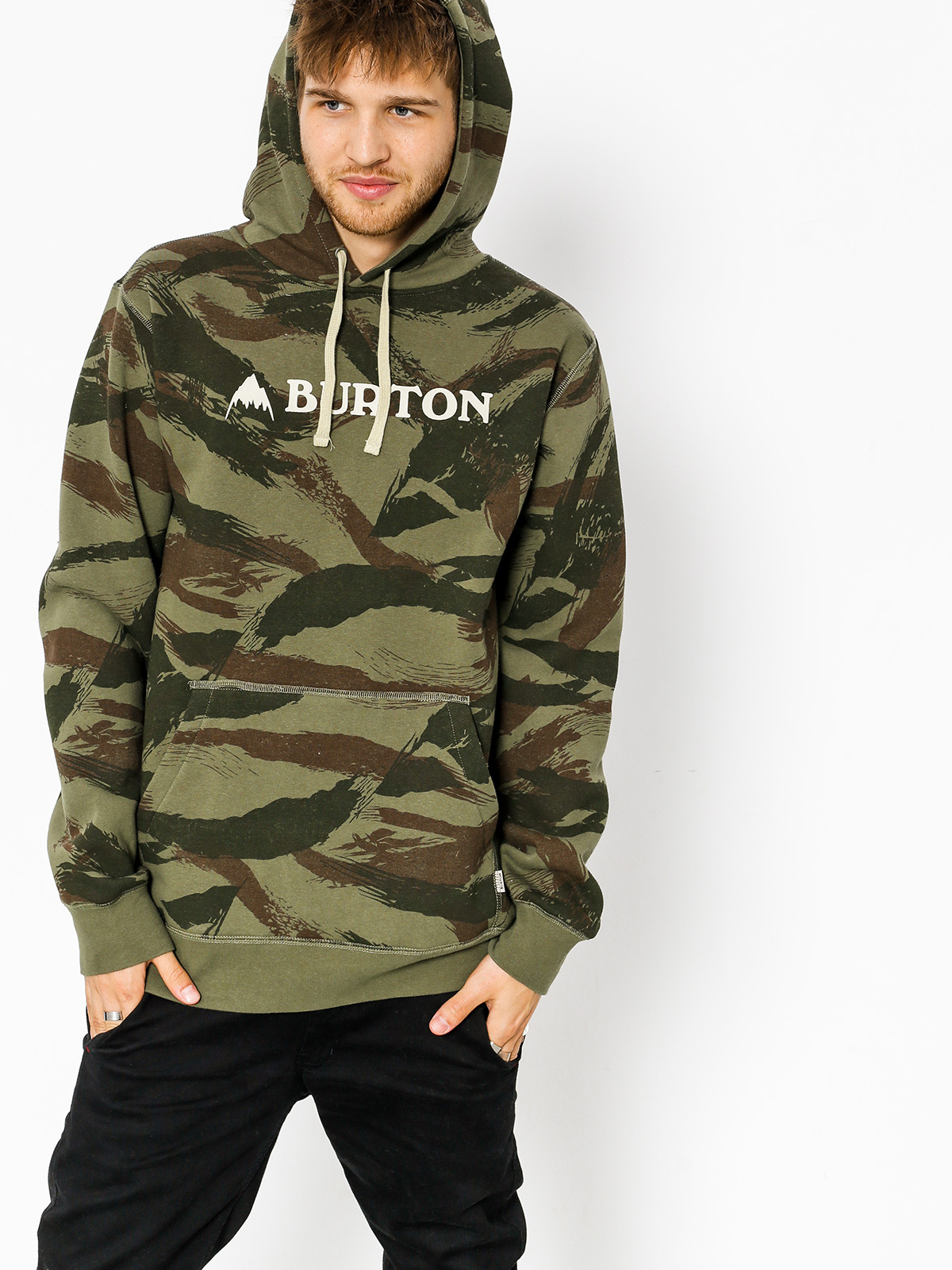 Bluza z kapturem Burton Mtn Lgo Hztl HD (brush camo)