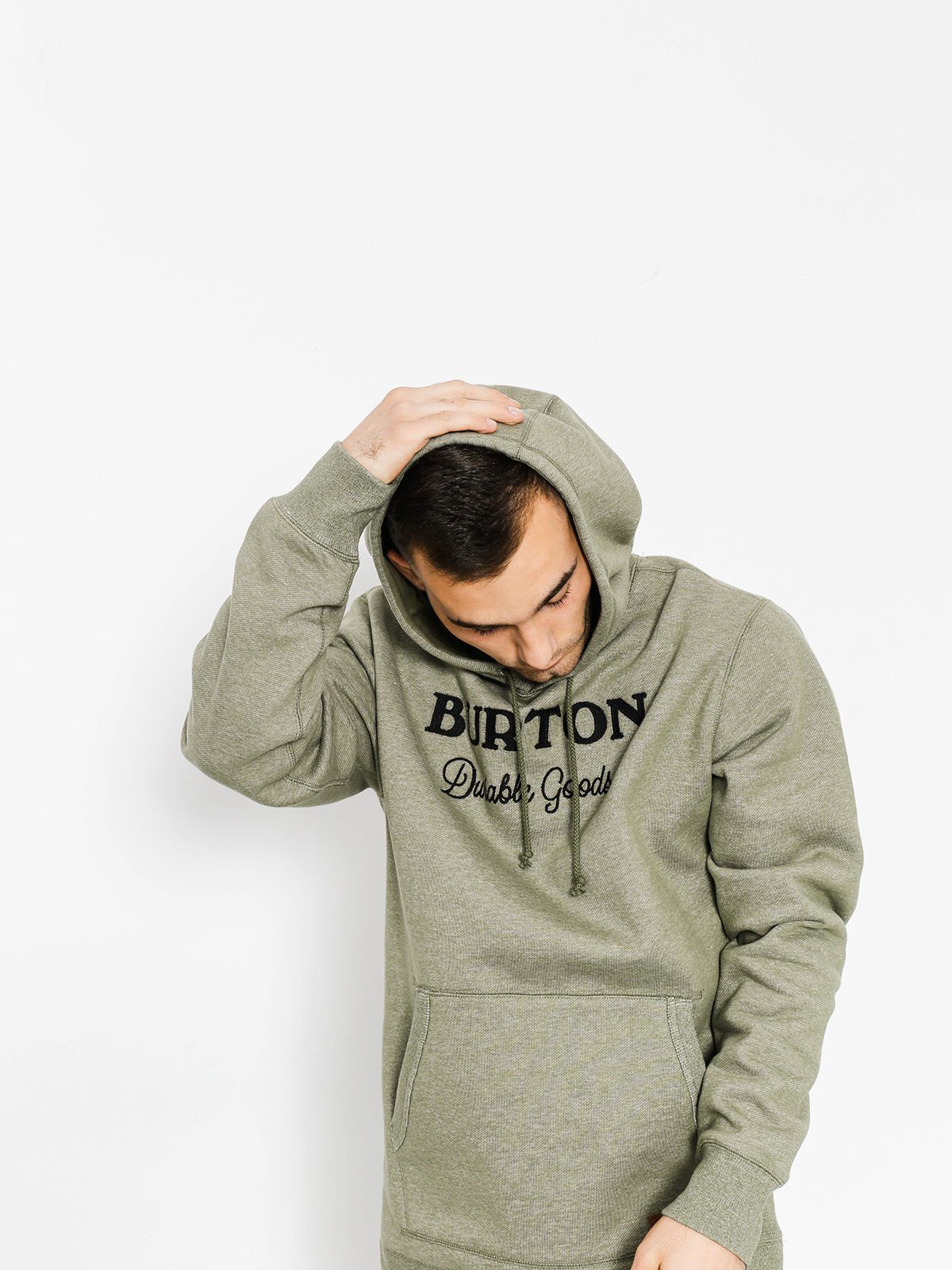 Bluza z kapturem Burton Maynard HD (dusty olive heather)