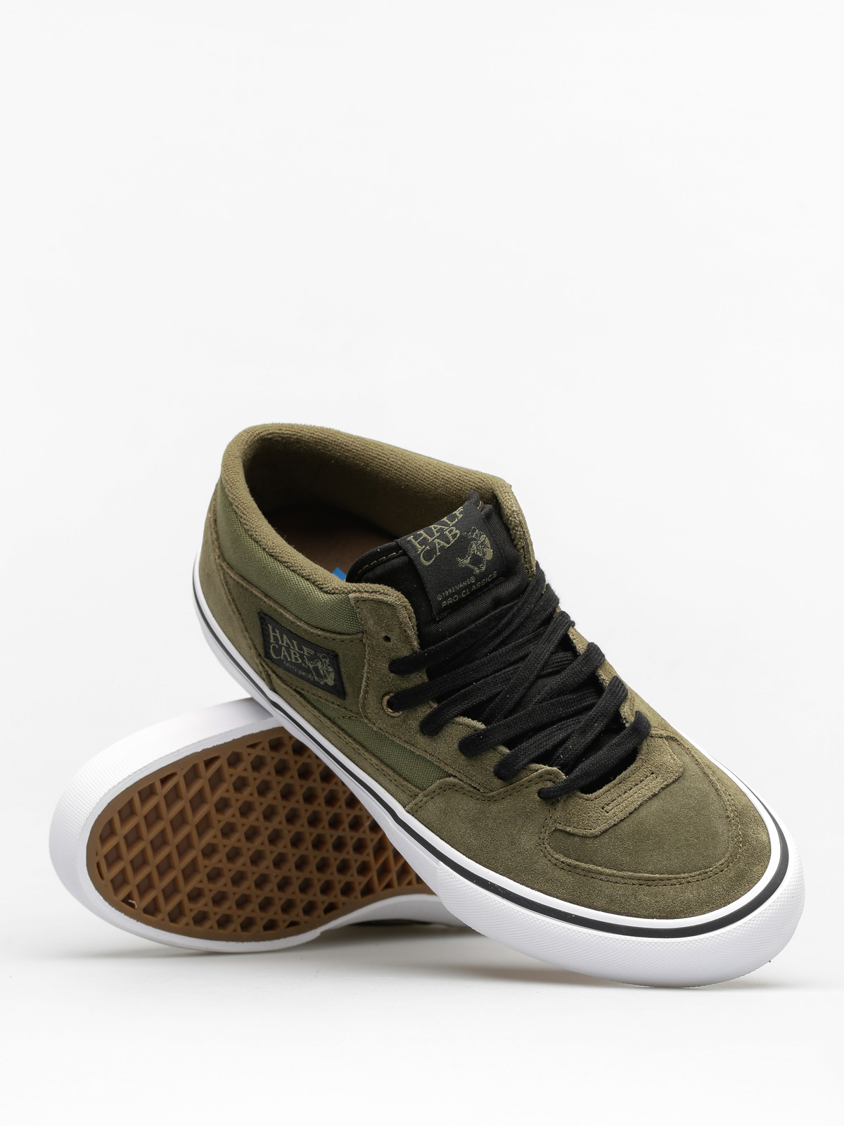 vans half cab winter moss