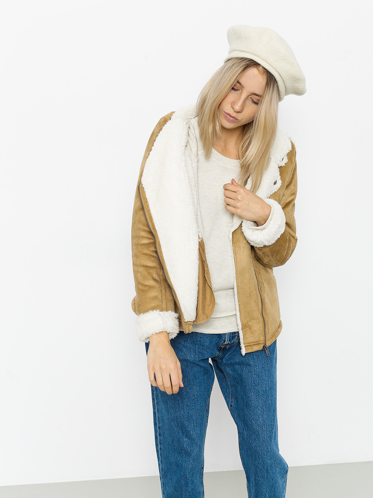 Beret Brixton Audrey Beret Wmn (ivory)