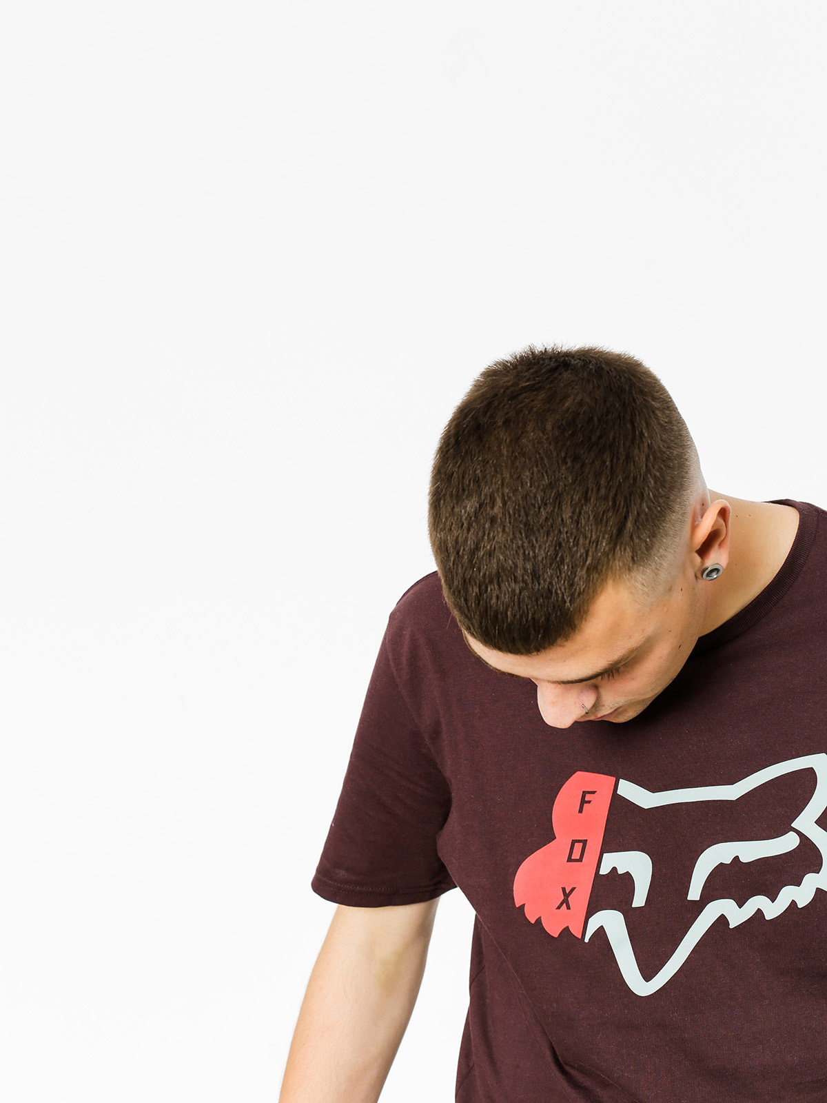 T-shirt Fox Zerio Premium (drk mrn)