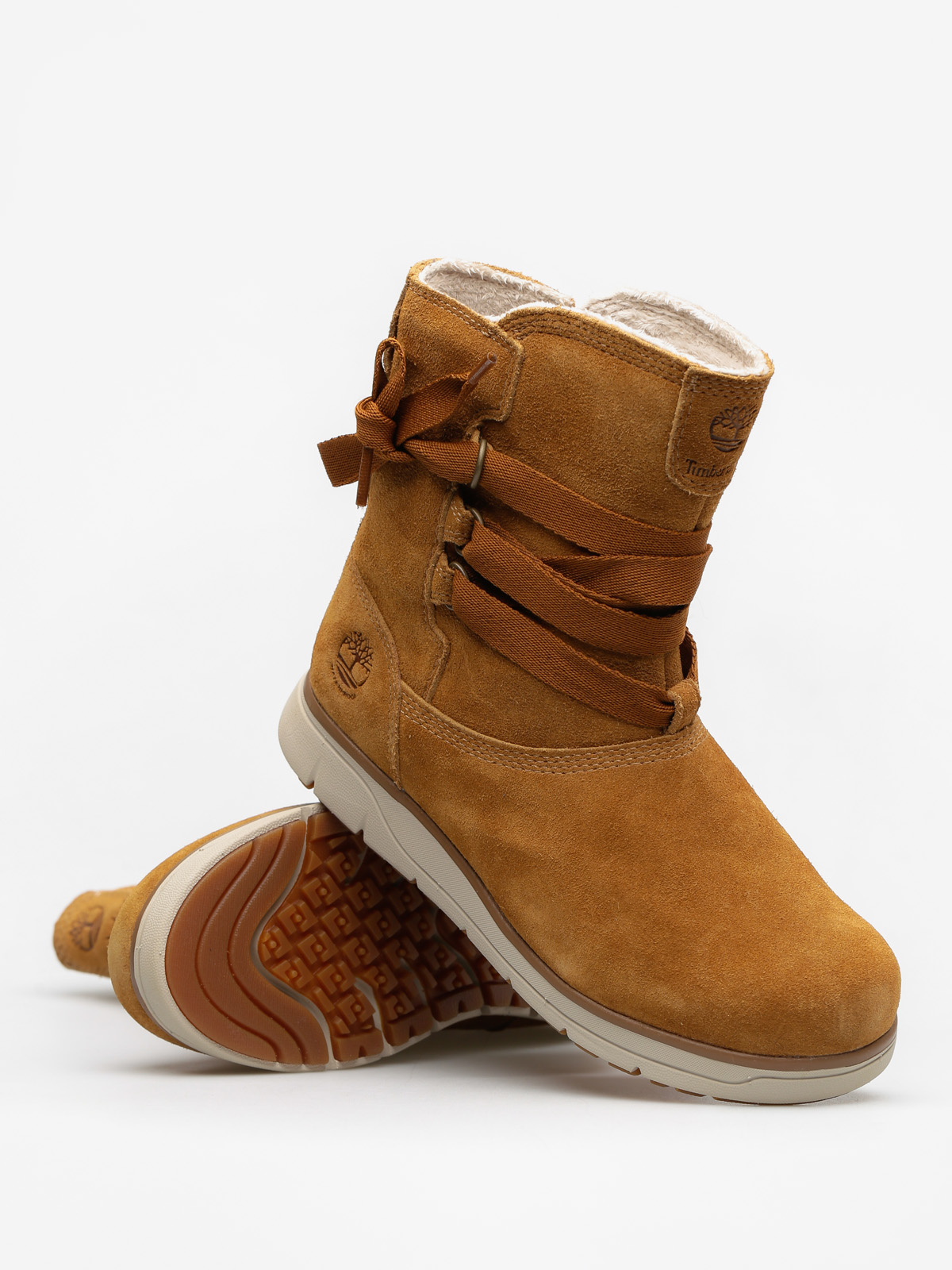 timberland leighland pull on wp trapper tan silk suede