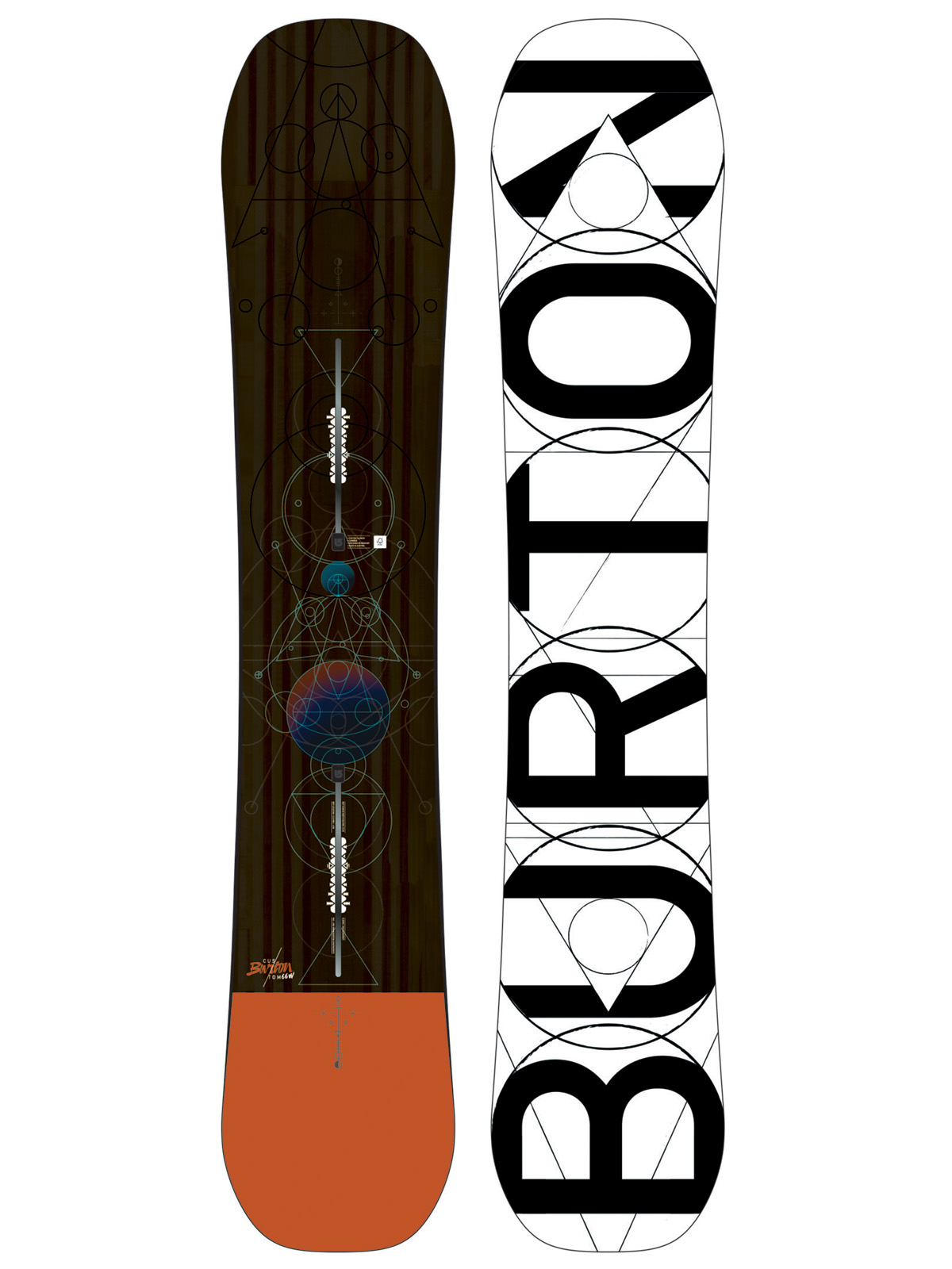 Męska Deska snowboardowa Burton Custom (orange)
