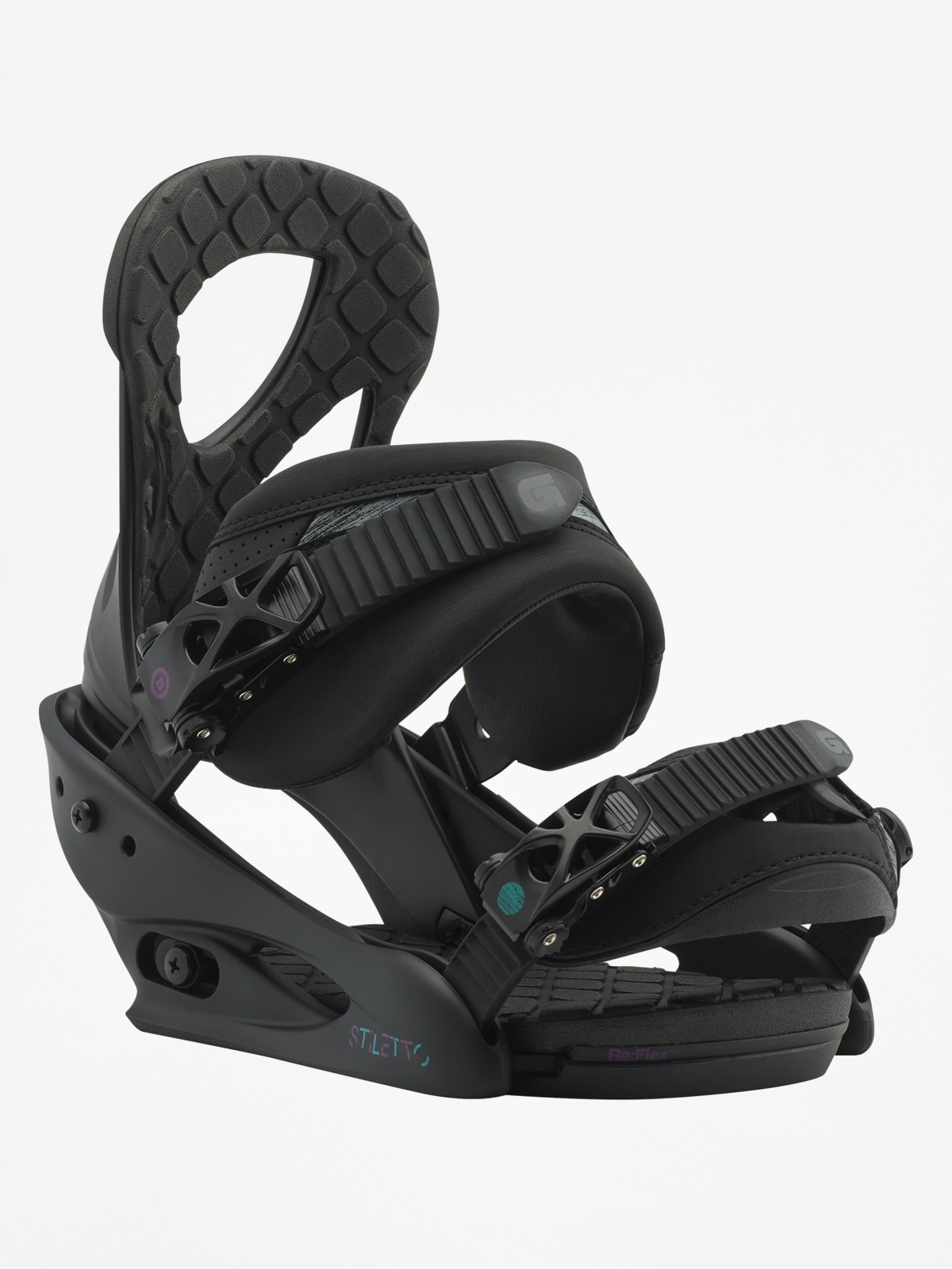 Damskie Wiązania snowboardowe Burton Stiletto (black matte)
