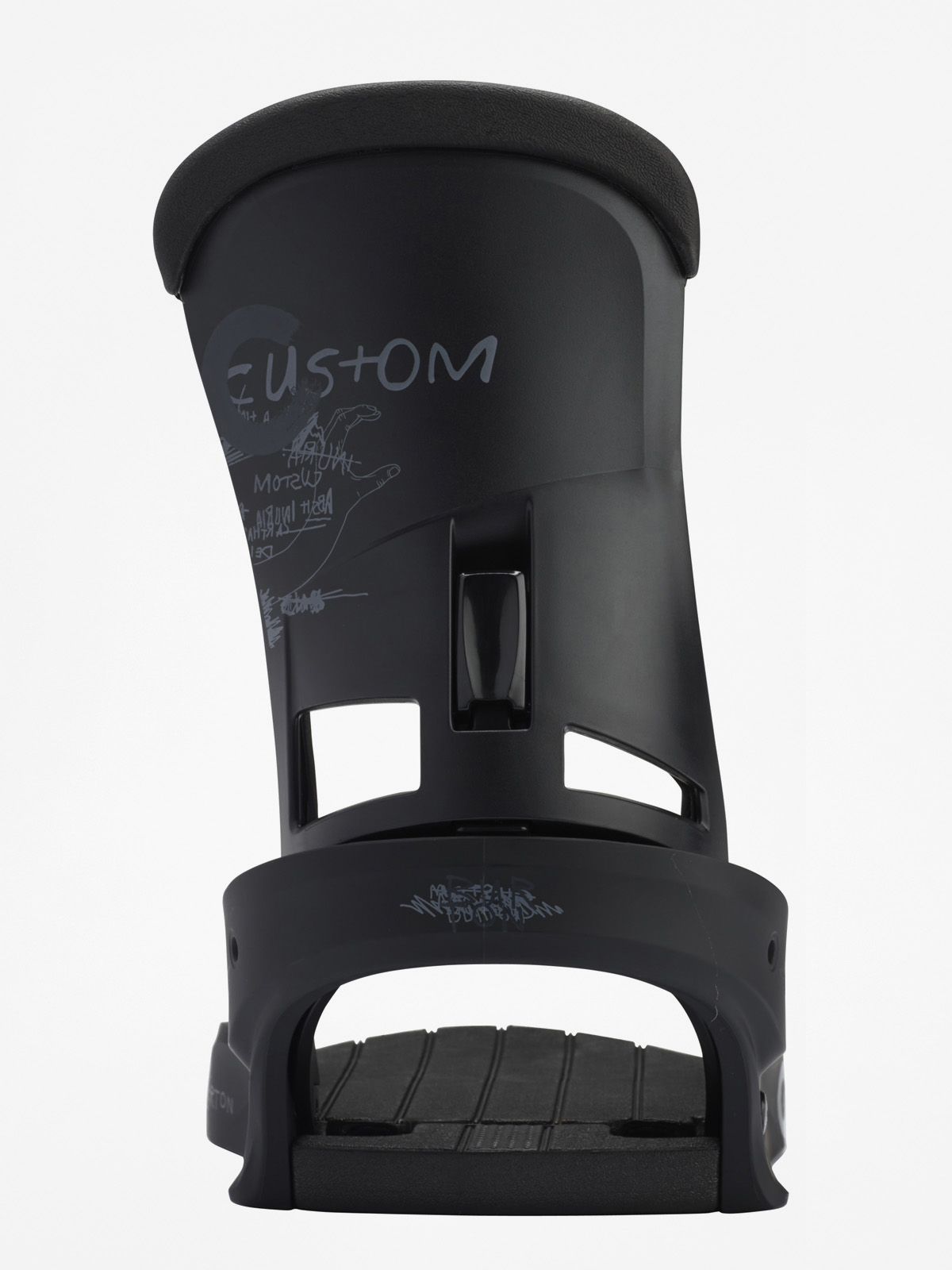 Męskie Wiązania snowboardowe Burton Custom (black matte)