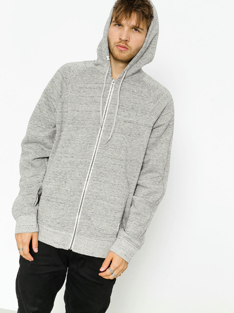 Bluza z kapturem Element Meridian Bonded ZHD (grey heather)