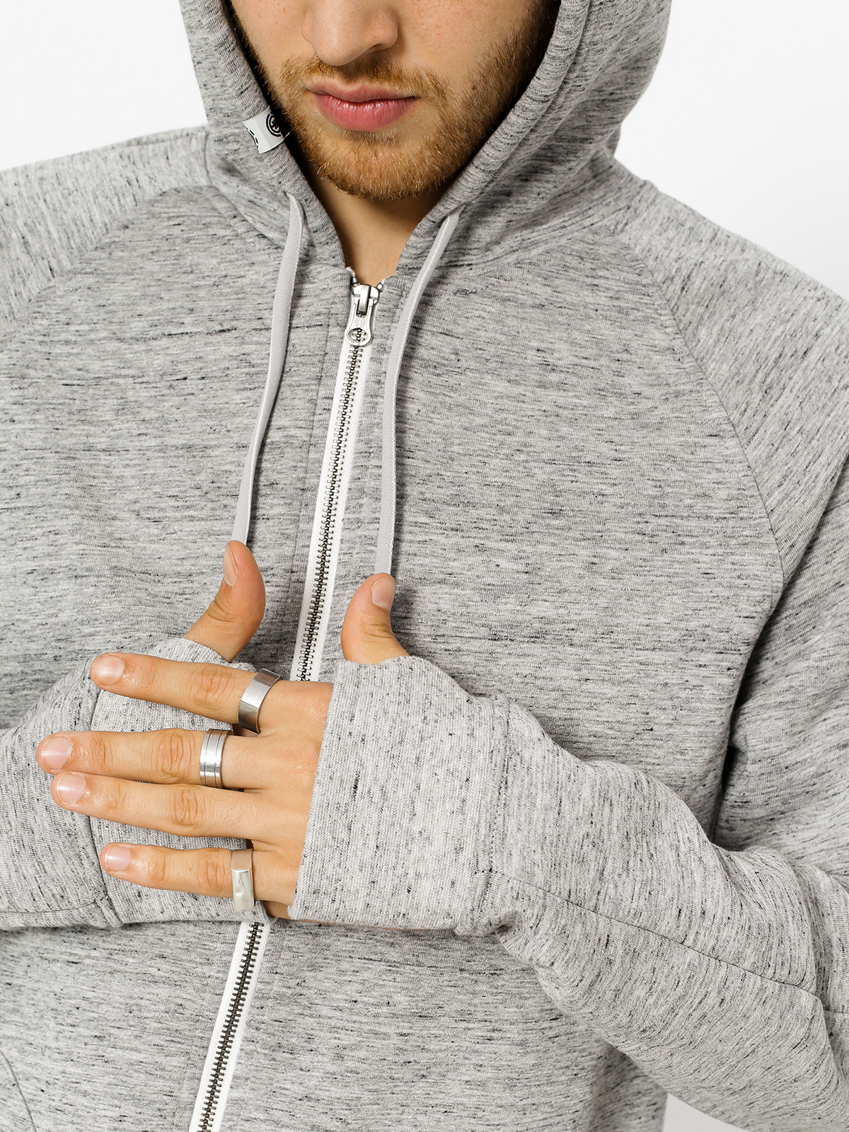 Bluza z kapturem Element Meridian Bonded ZHD (grey heather)